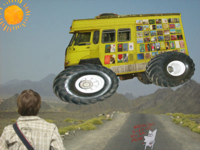 Truck with martin